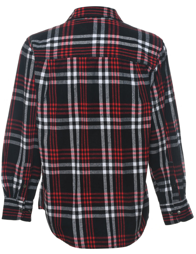 Black Checked Shirt - S