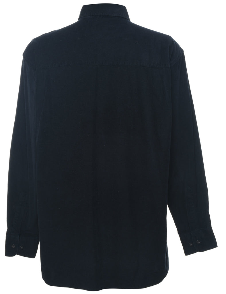 Black Corduroy Shirt - L