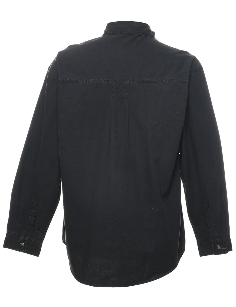 Black Denim Shirt - M