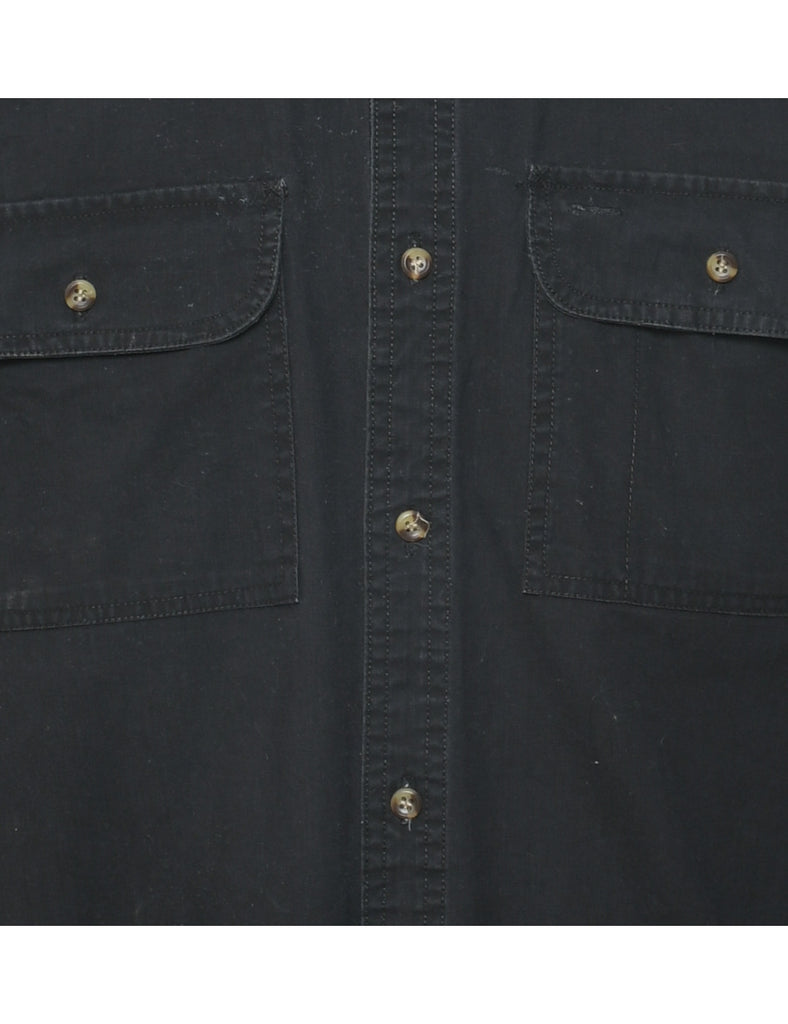 Black Denim Shirt - M