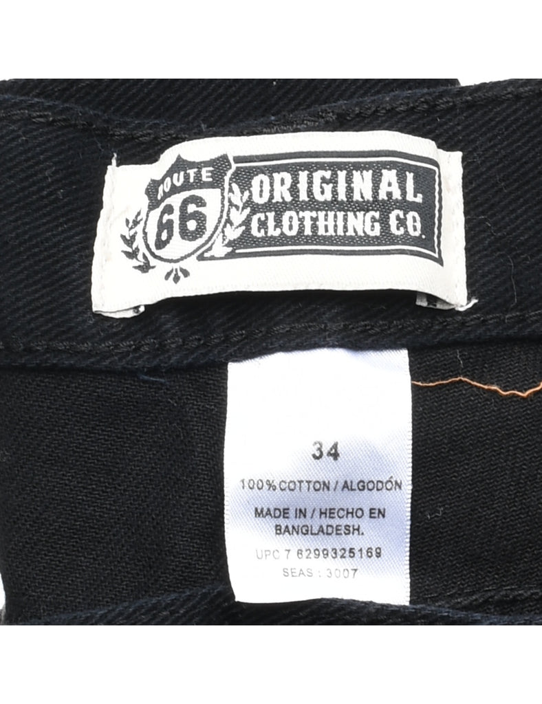 Black Denim Shorts - W34 L9