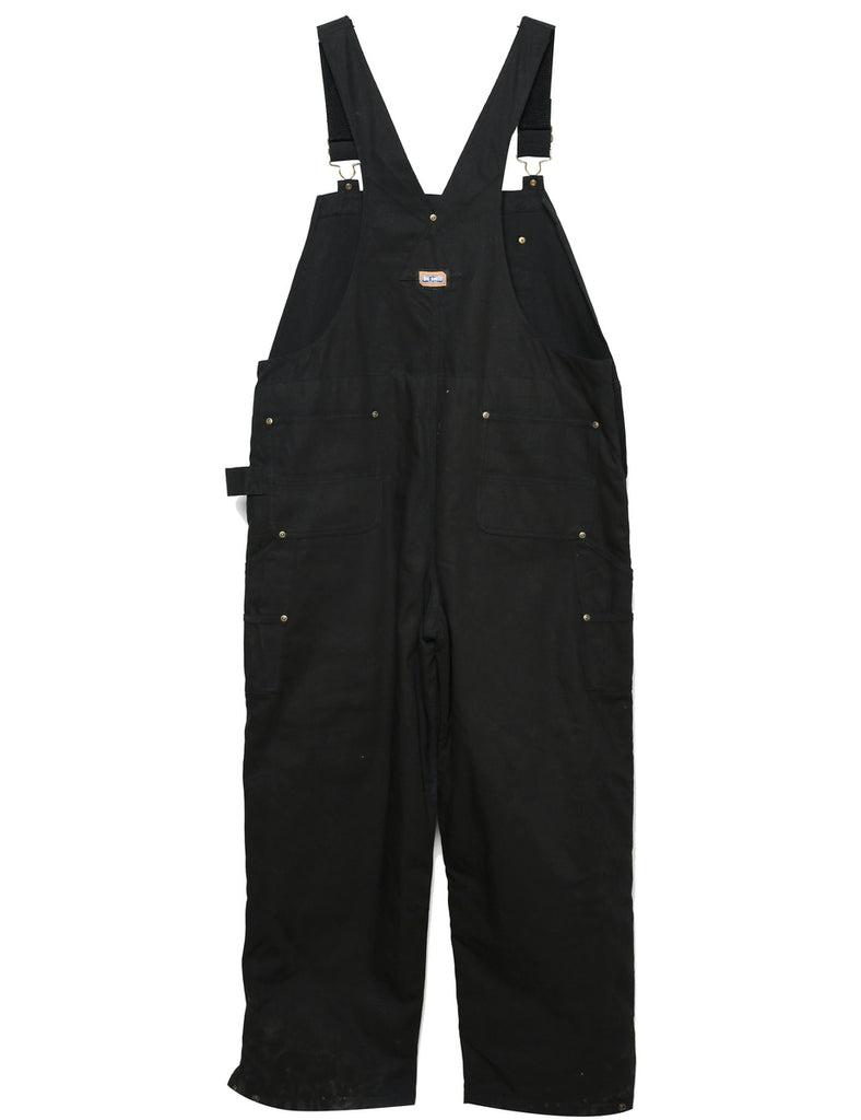 Black Dungaree - L