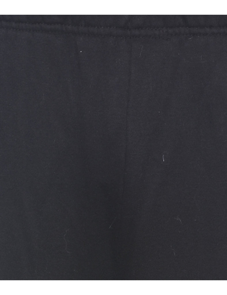 Black Embroidered Jogging Bottoms - W27 L28
