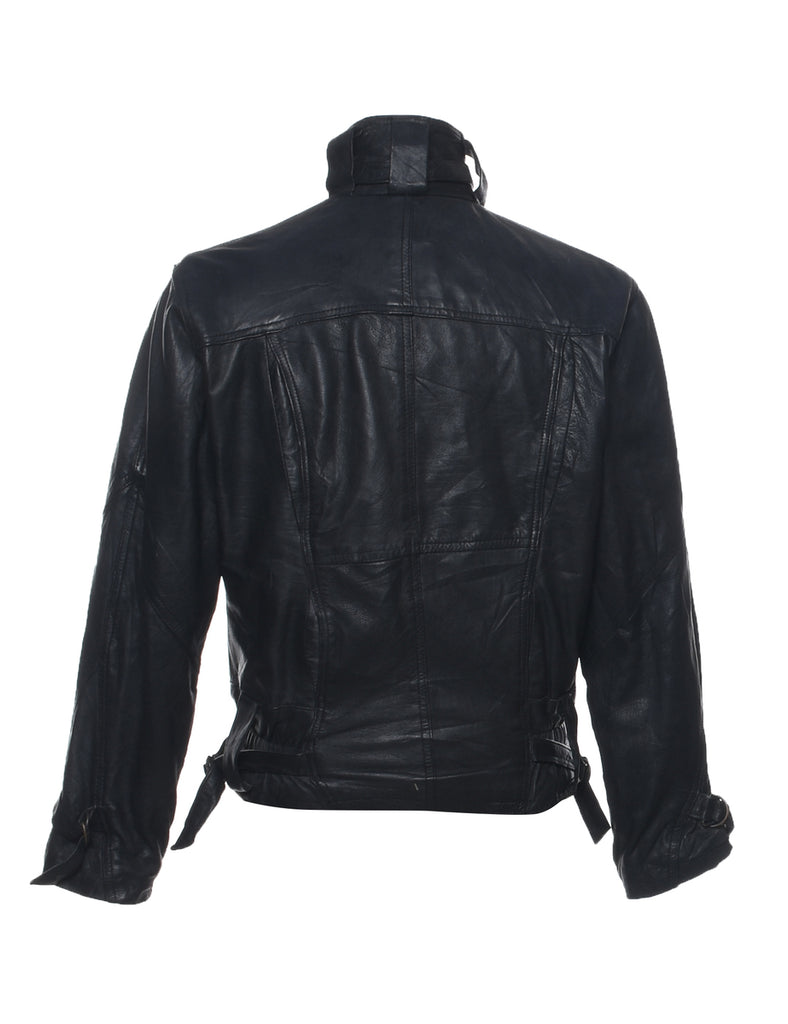 Black Leather Jacket - M