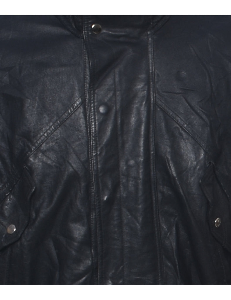 Black Leather Jacket - L