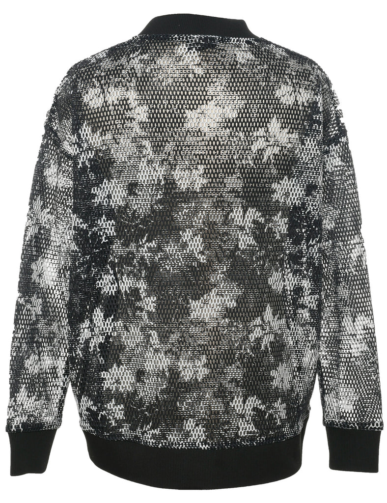 Black Mesh Jacket - S
