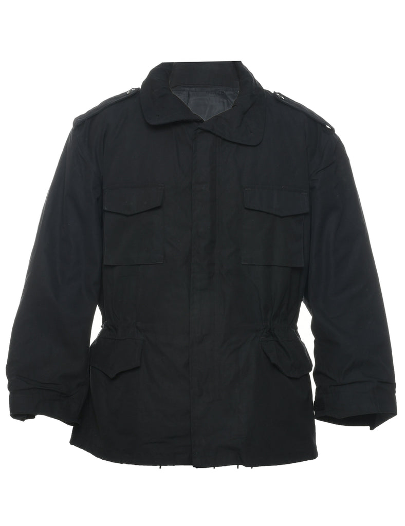 Black Military Jacket - XL