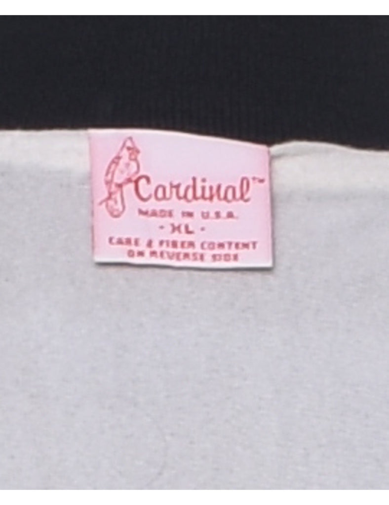 Black Nylon Bomber Jacket - XL