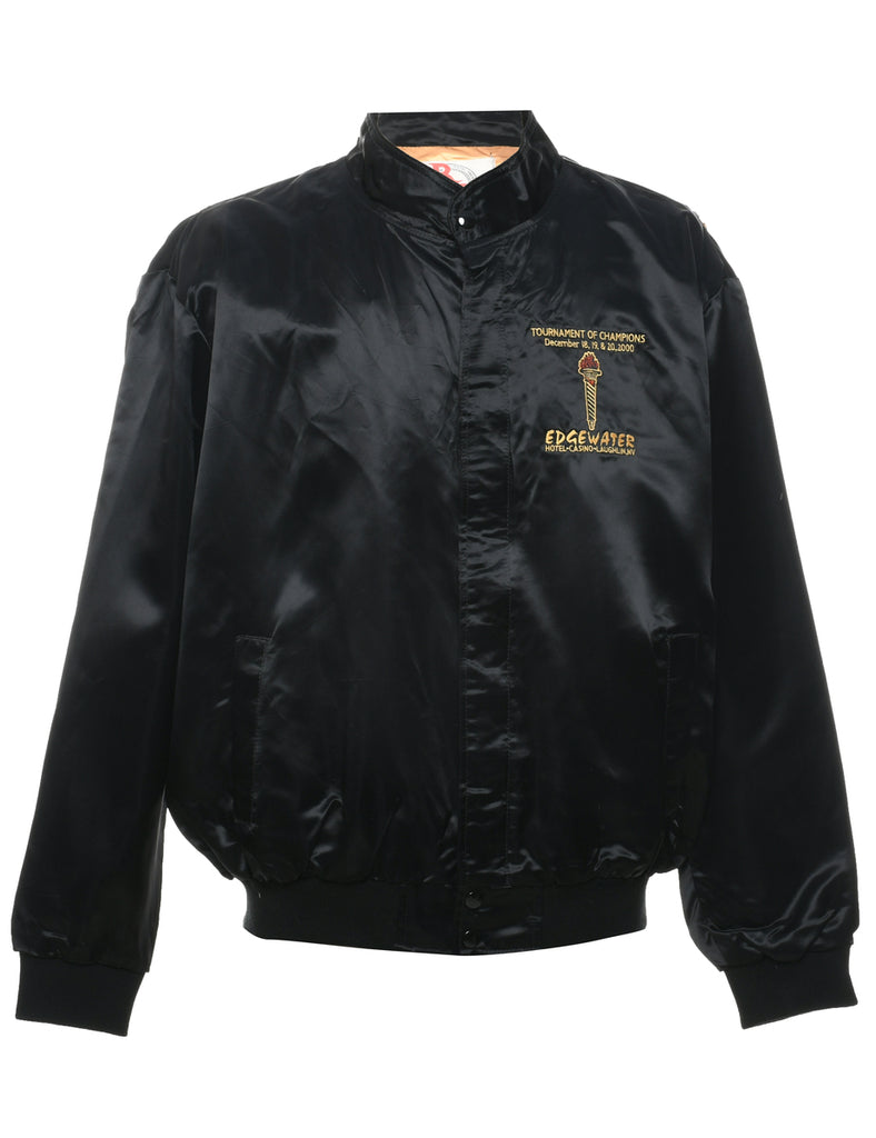 Black Nylon Jacket - L