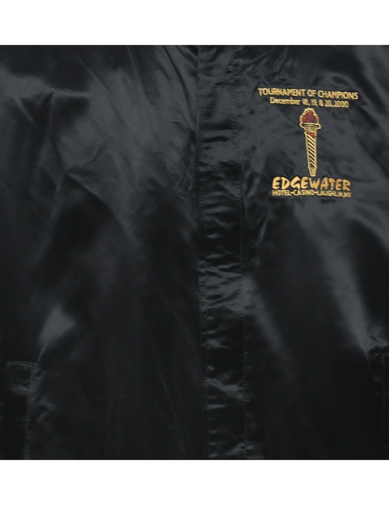 Black Nylon Jacket - L