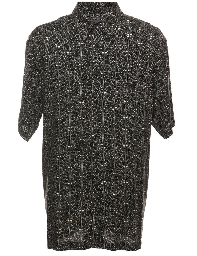 Black Short Sleeved Shirt - XL