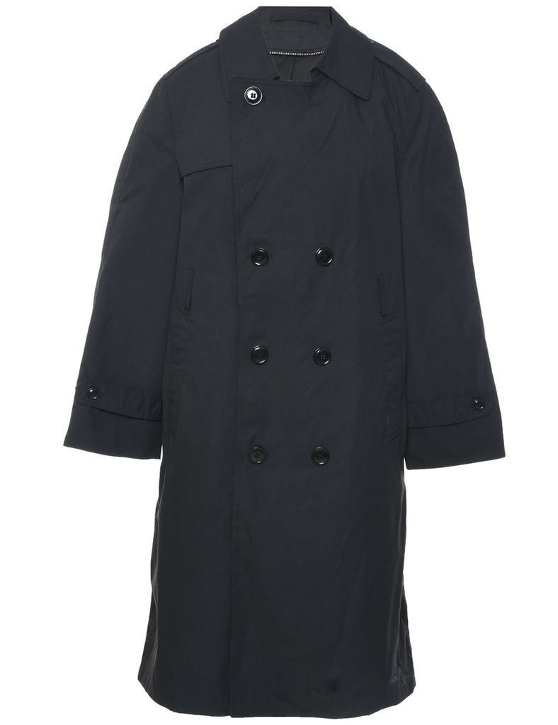 Black Trench Coat - L