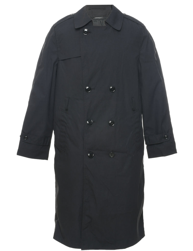 Black Trench Coat - XL