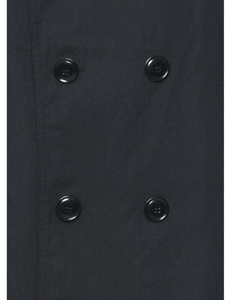 Black Trench Coat - L