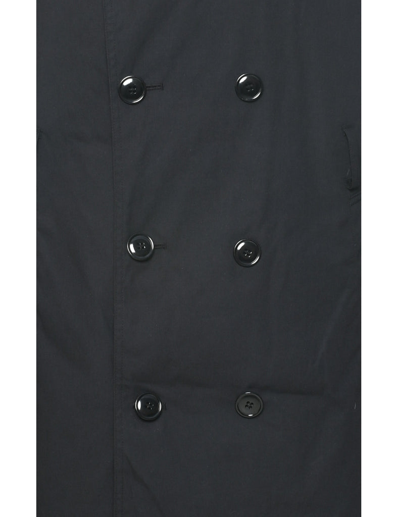 Black Trench Coat - XL