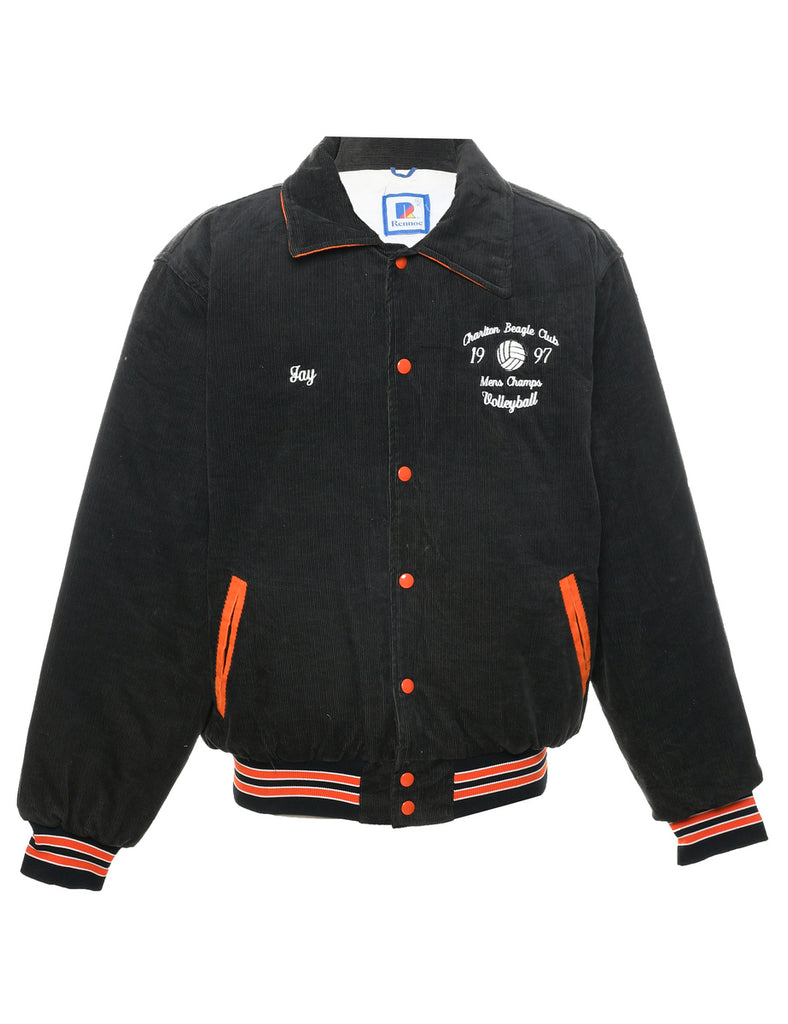 Black Volleyball Charlton Beagle Club Team Jacket - XL