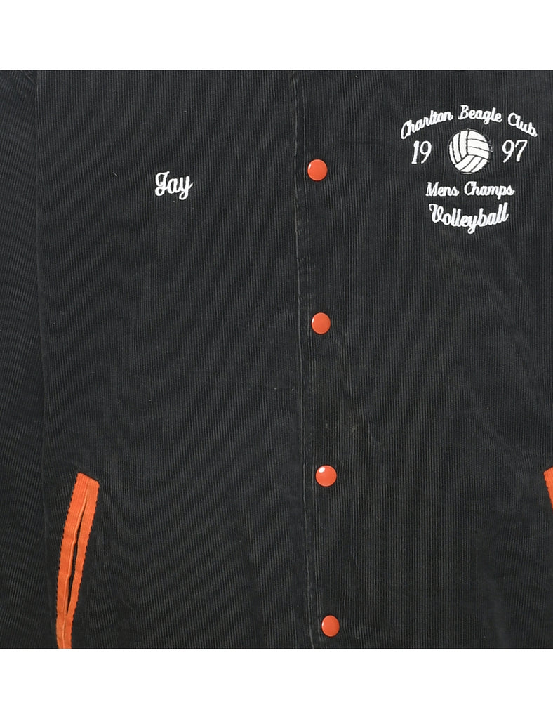 Black Volleyball Charlton Beagle Club Team Jacket - XL