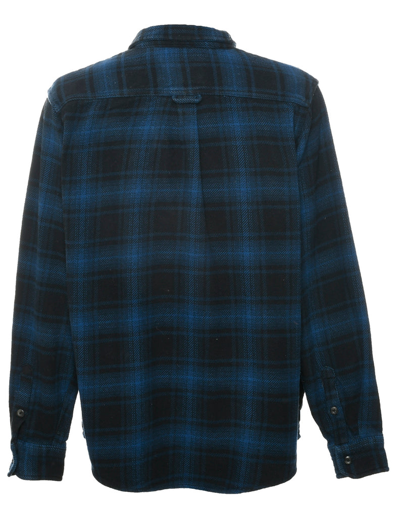 Blue Checked Shirt - L