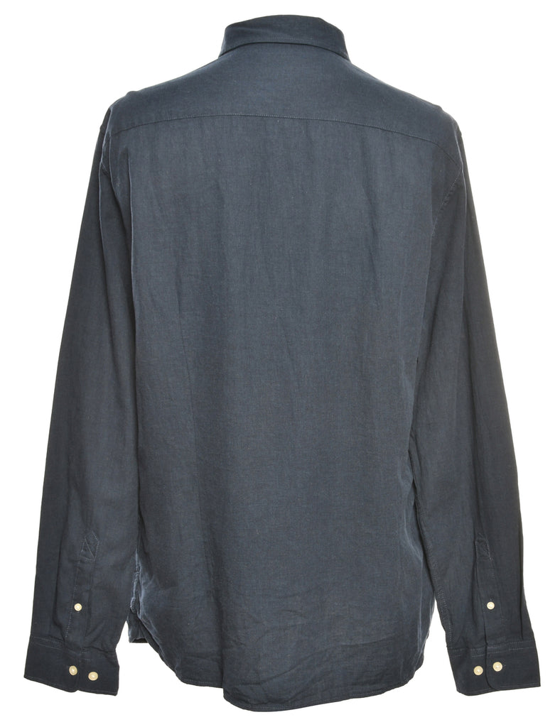 Blue Long Sleeved Shirt - XL