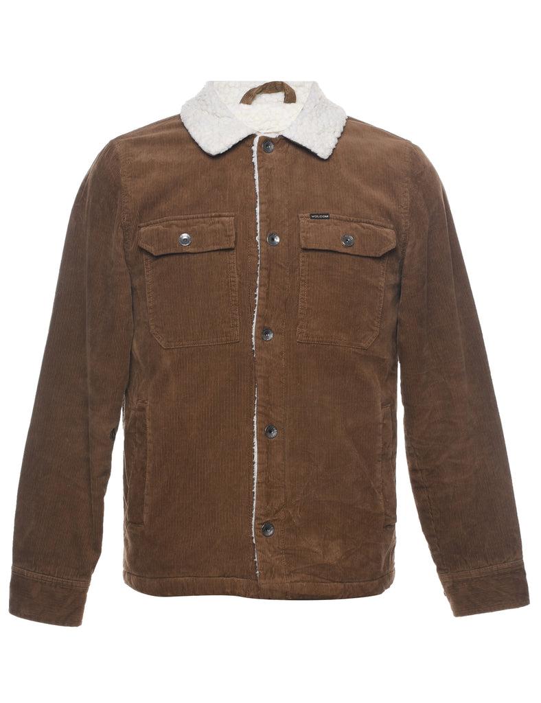 Brown Corduroy Jacket - S