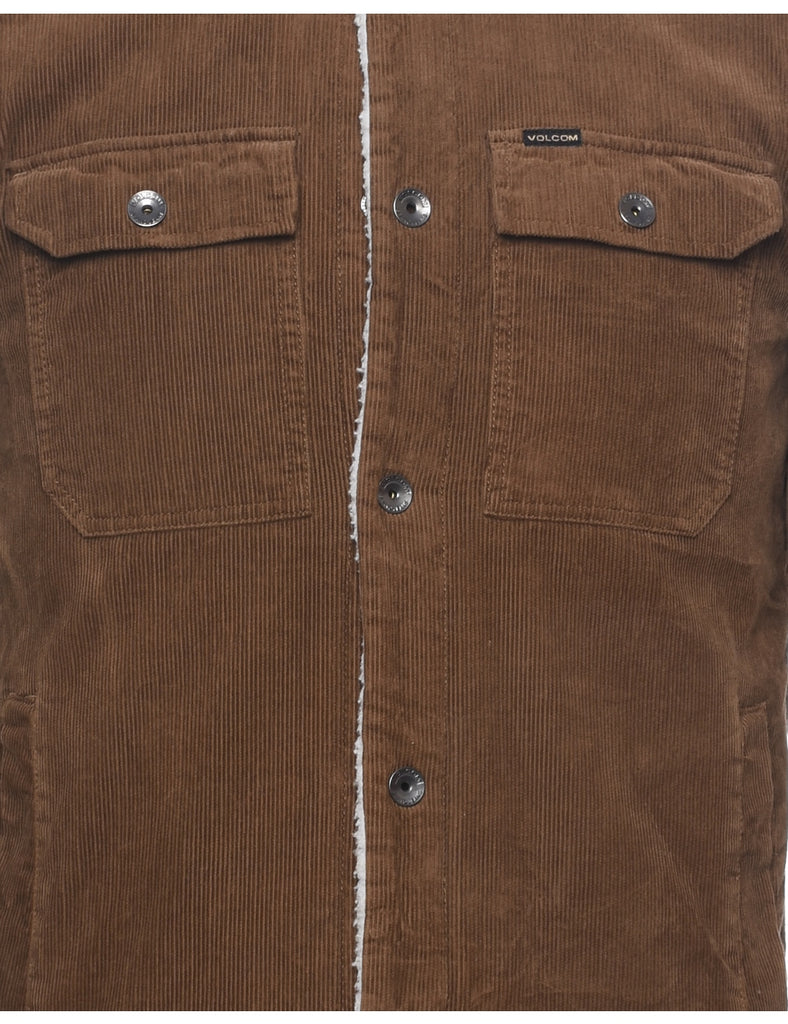 Brown Corduroy Jacket - S