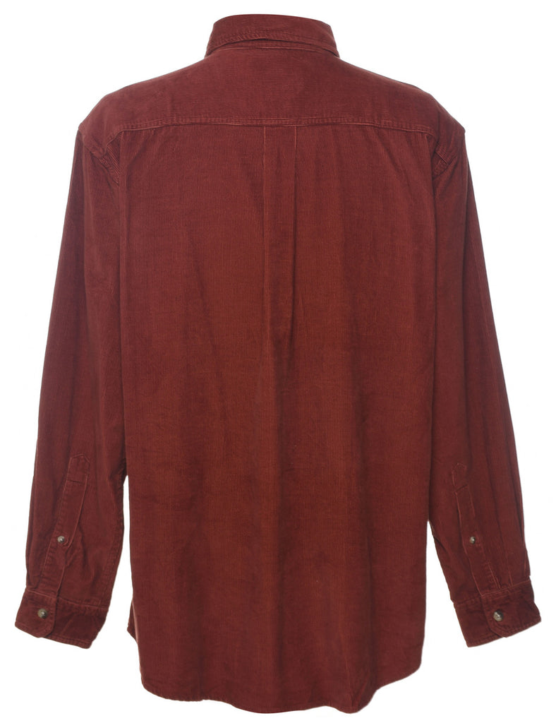 Brown Corduroy Shirt - L