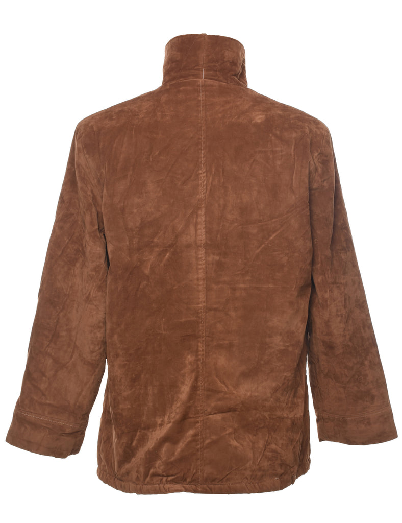 Brown Shearling Jacket - L