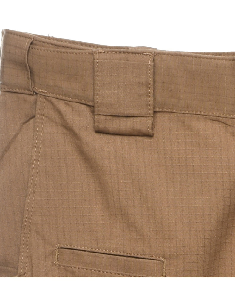 Brown Striped Cargo Trousers - W34 L32