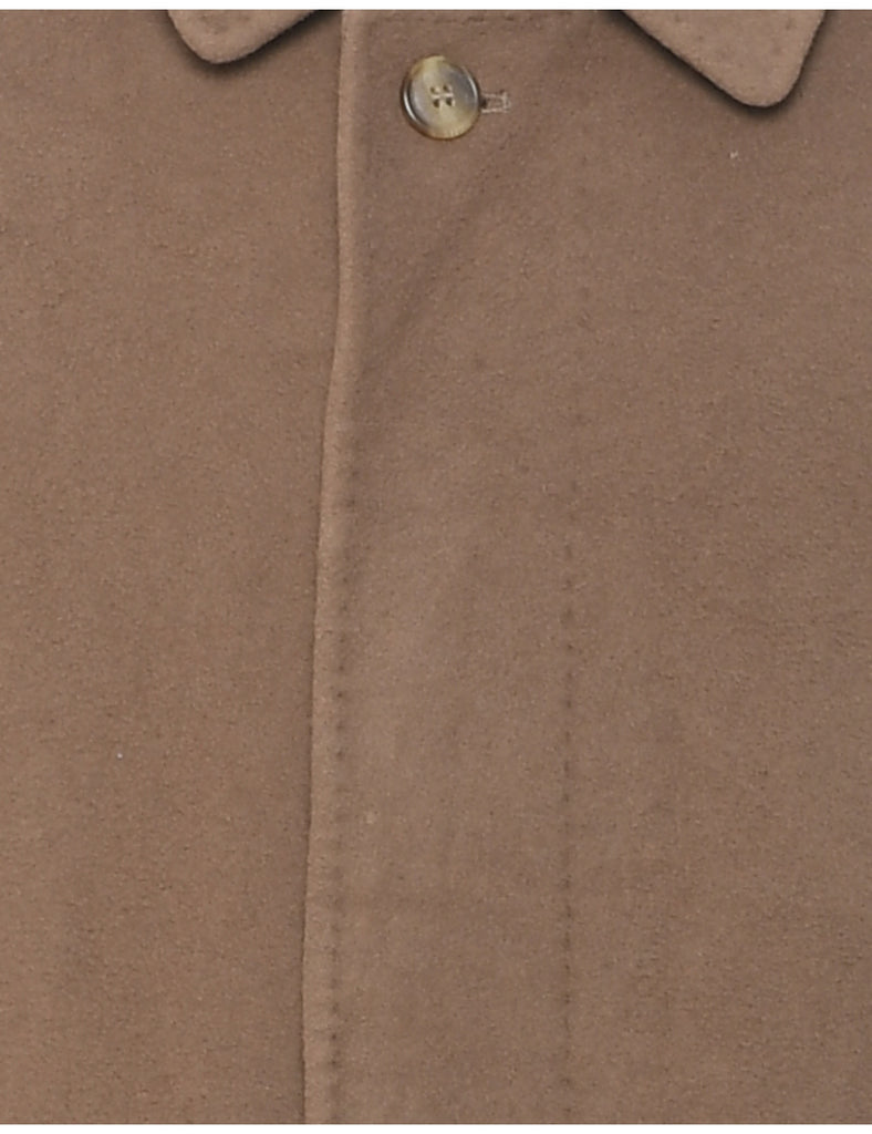 Brown Wool Coat - XL