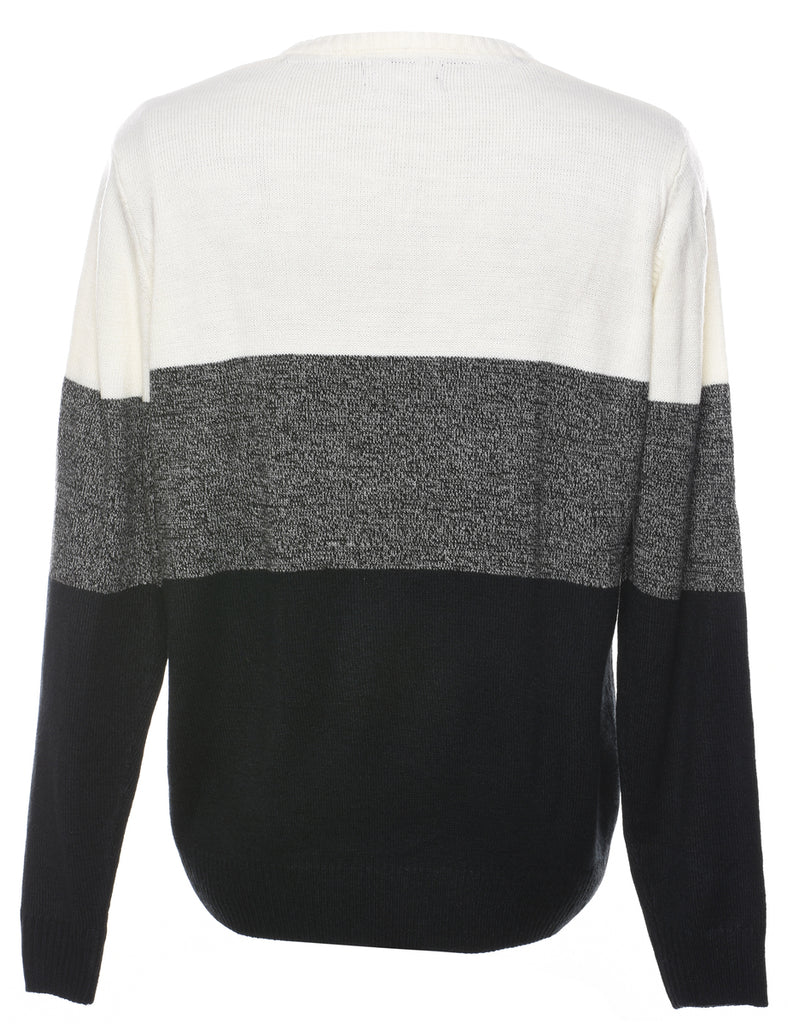 Burnside Striped Jumper - L