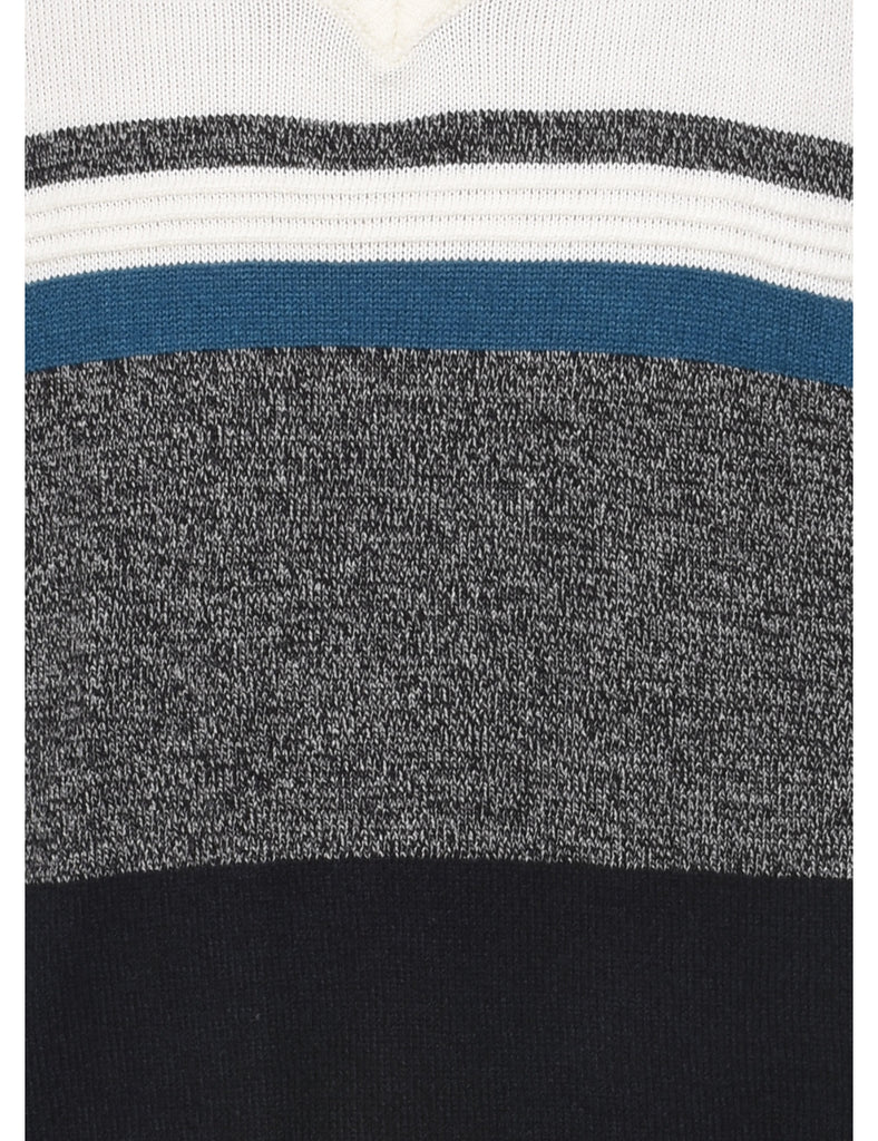 Burnside Striped Jumper - L