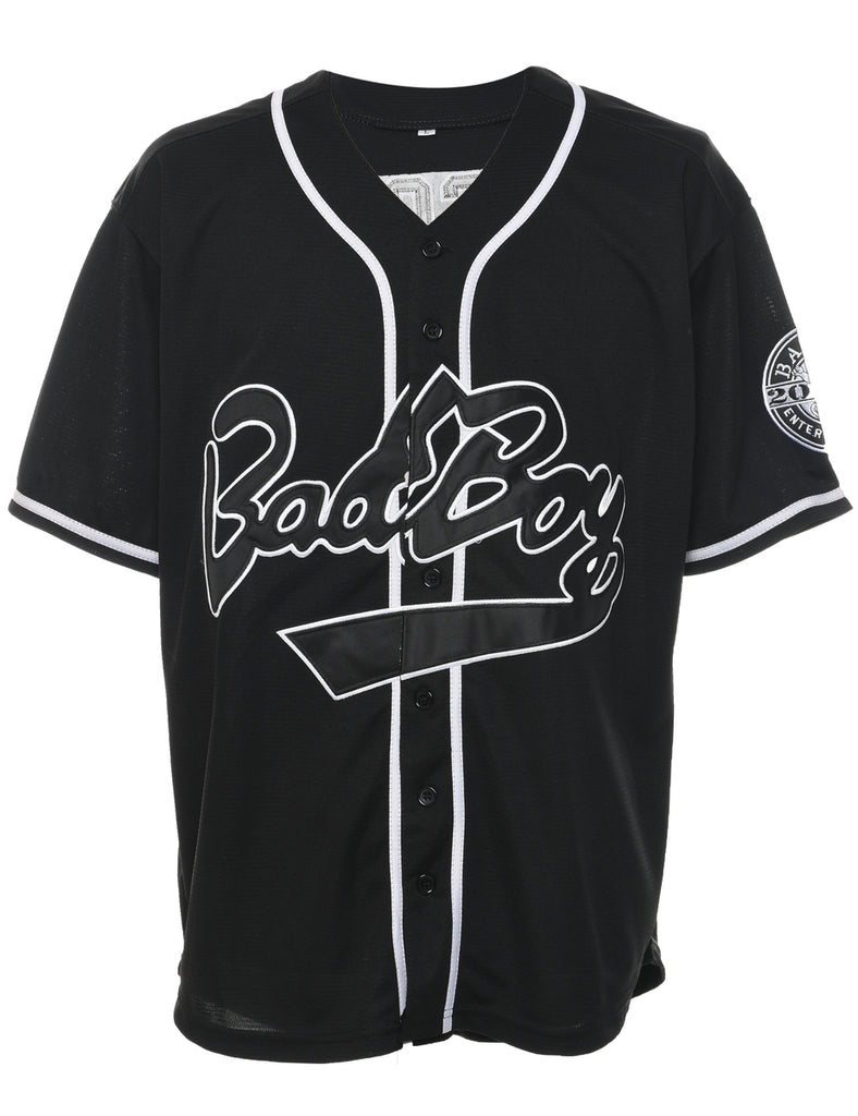 Button Front Badboy T-shirt - L