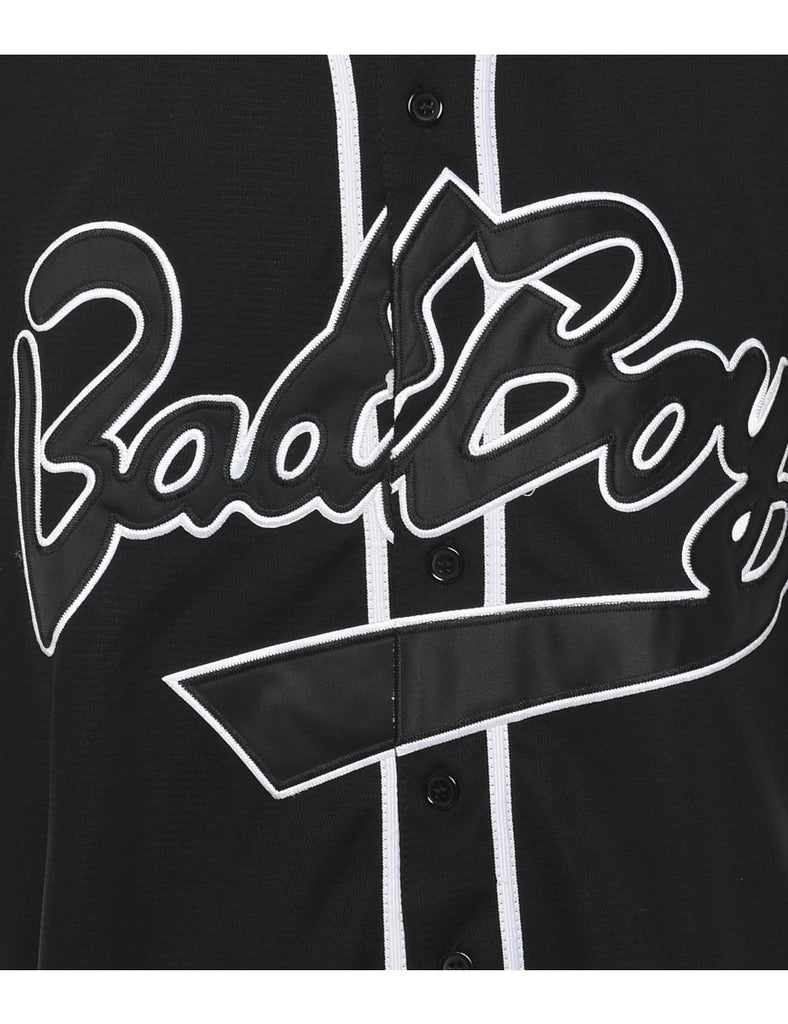 Button Front Badboy T-shirt - L