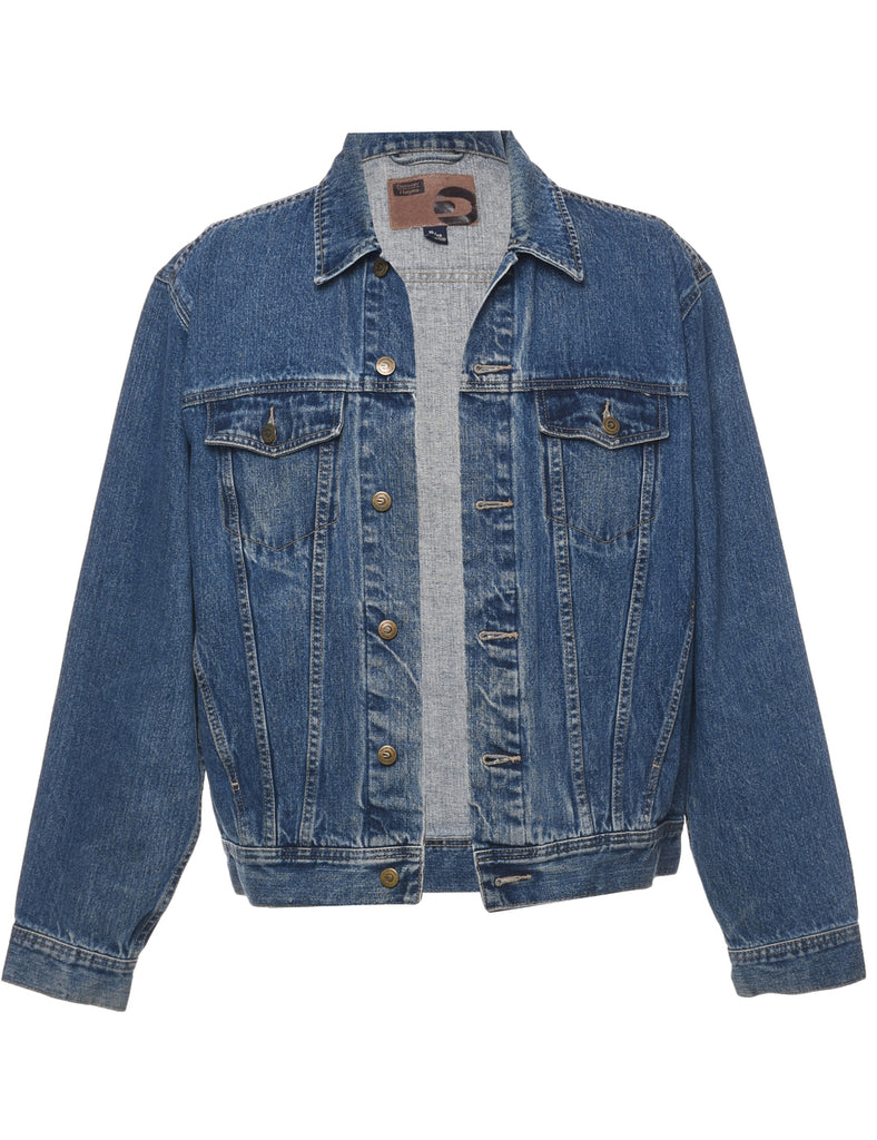 Button Front Denim Jacket - XL