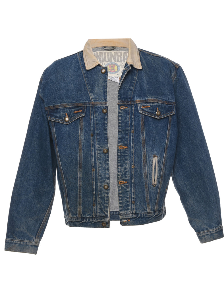 Button Front Denim Jacket - S