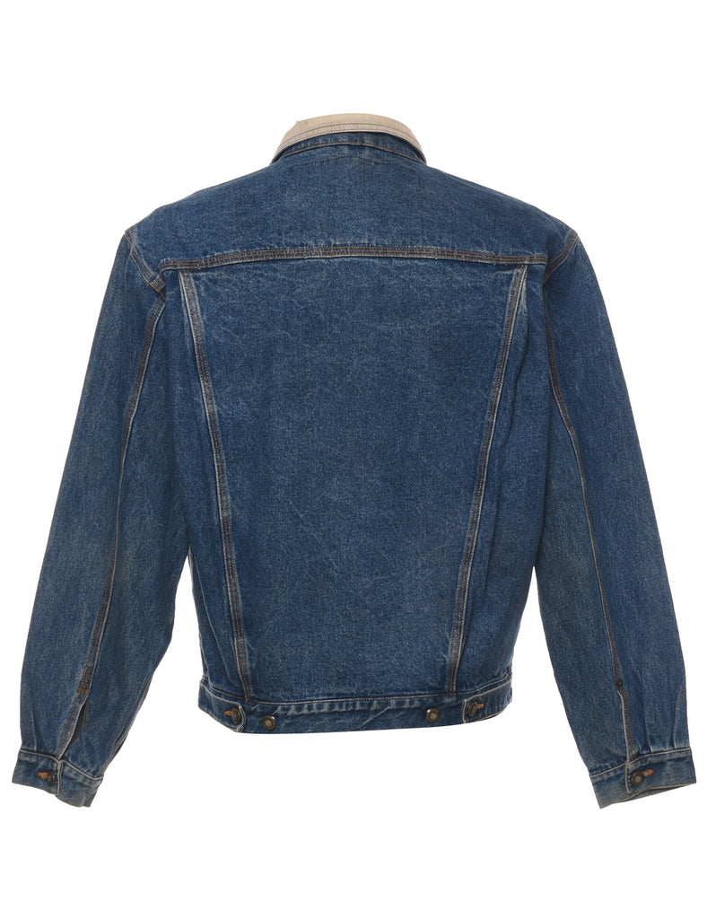 Button Front Denim Jacket - S