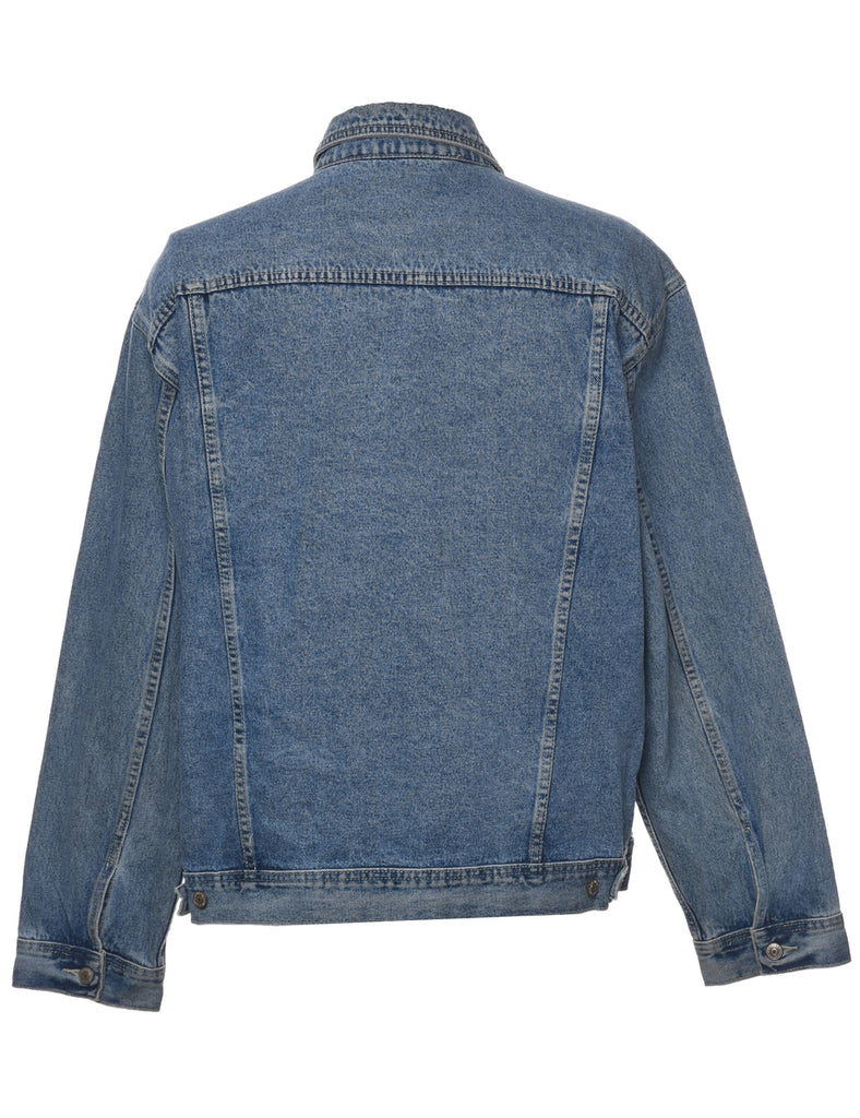 Button Front Denim Jacket - XL