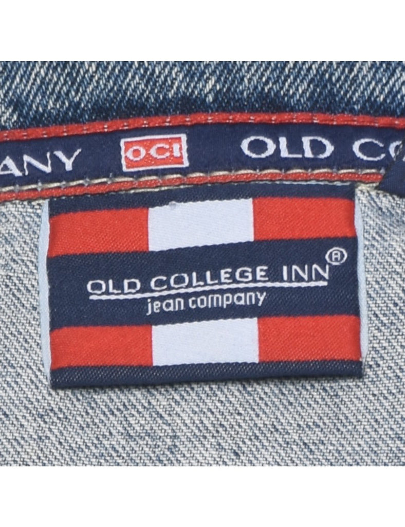 Button Front Denim Jacket - XL