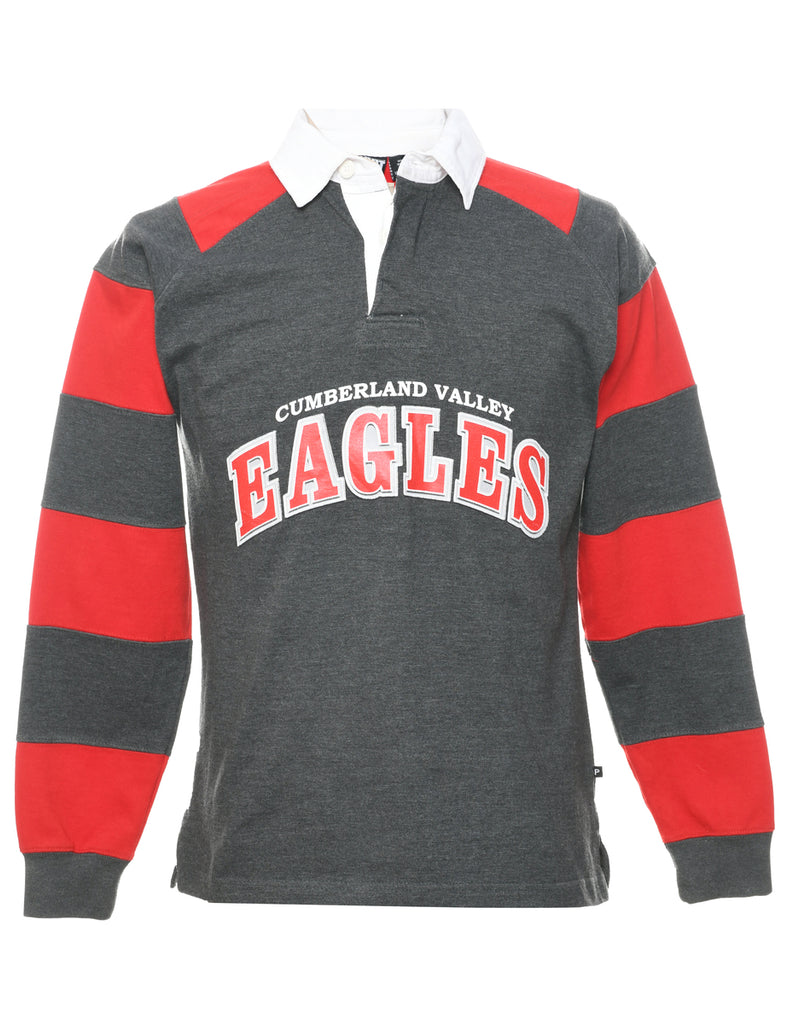 Button Front Eagles Rugby Shirt - XS