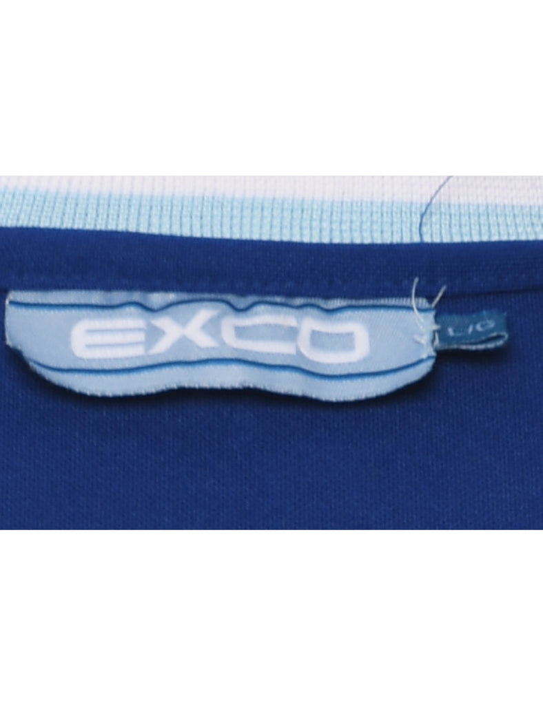 Button Front Los Angeles Printed T-shirt - L