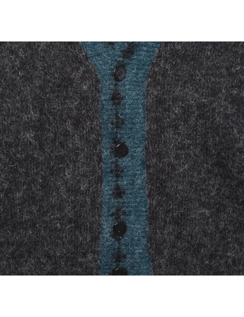 Button Through Cardigan - M