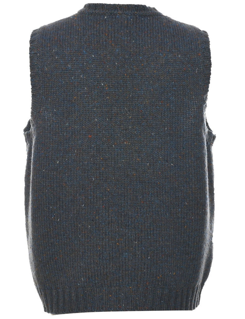 Cable Knit Grey Vest - XL