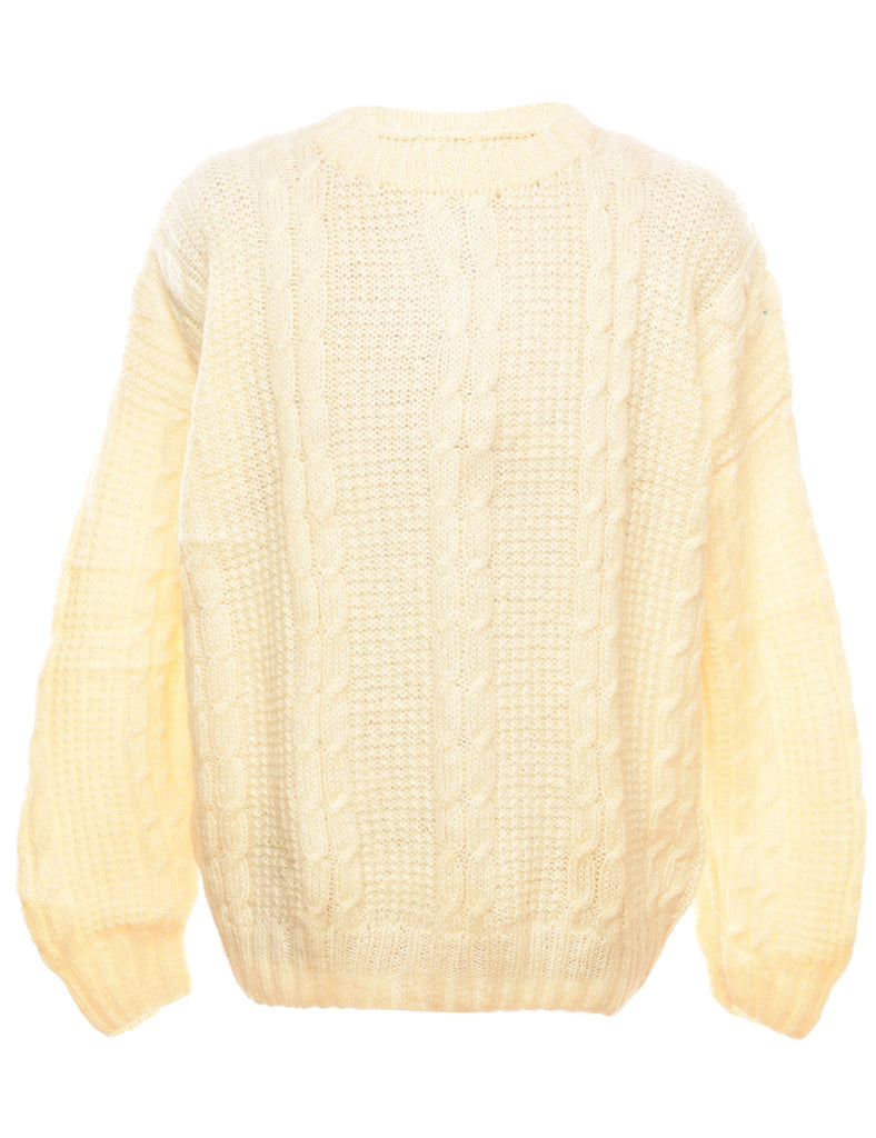 Cable Knit Jumper - XL