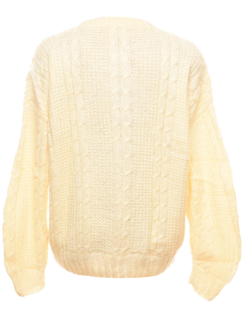 Cable Knit Jumper - XL