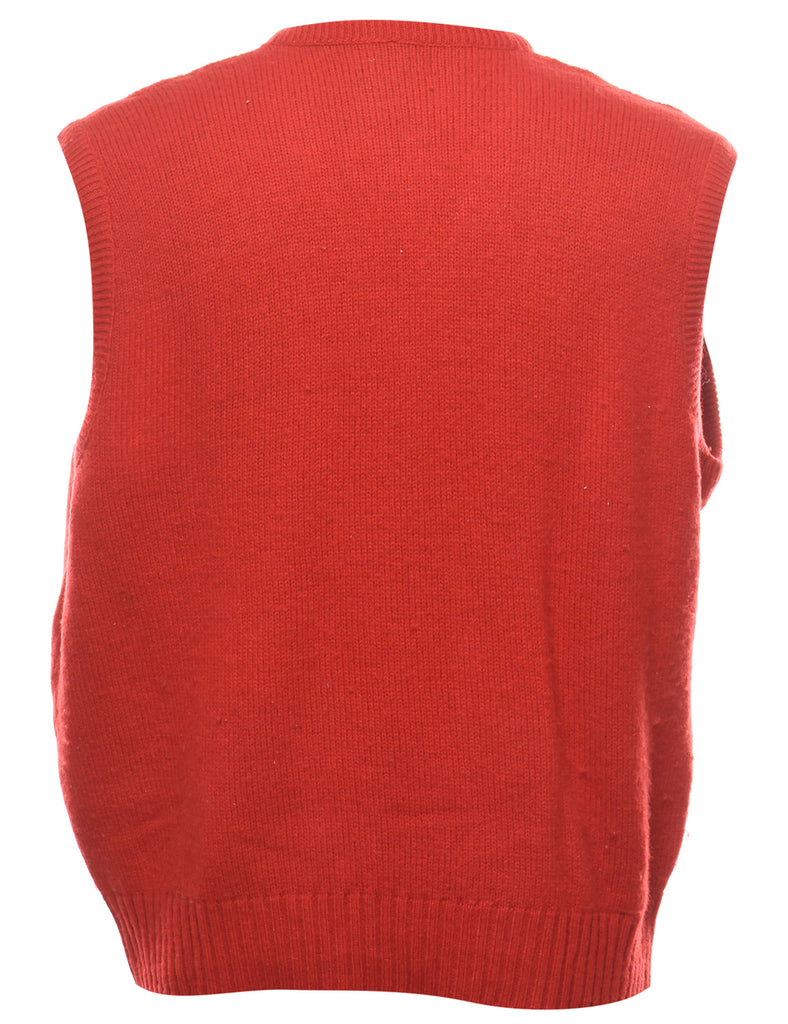 Cable Knit Vest - L