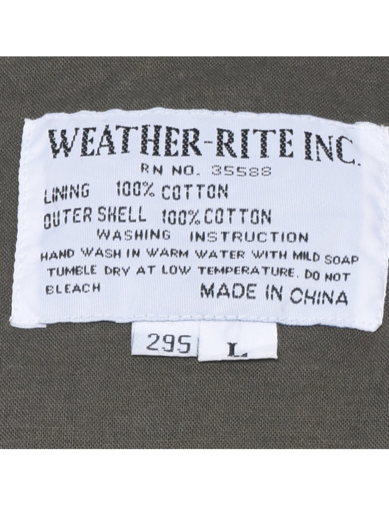 Camouflage Print Waistcoat - L