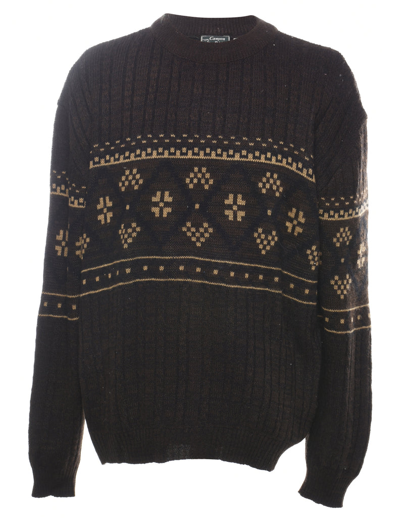 Canyon Ridge Patterned Jumper - XL