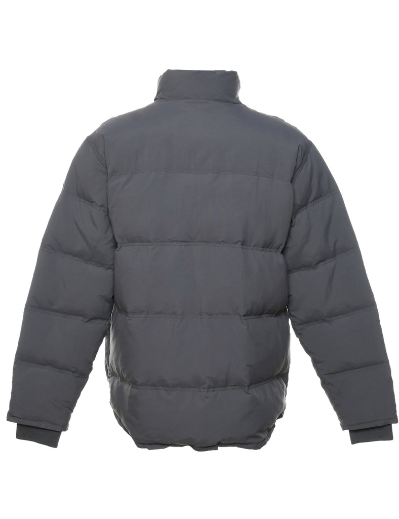 Carhartt Grey Zip-Front Puffer Jacket - M