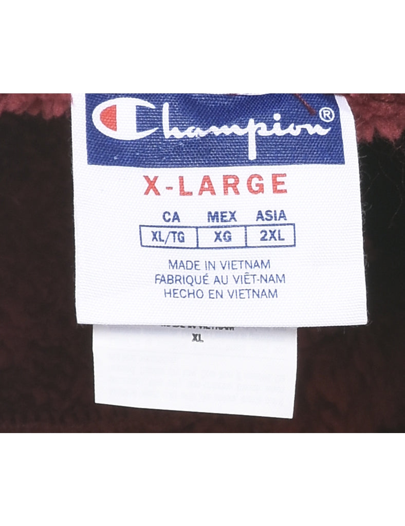 Champion Maroon Corduroy Jogging Bottoms - W35 L30