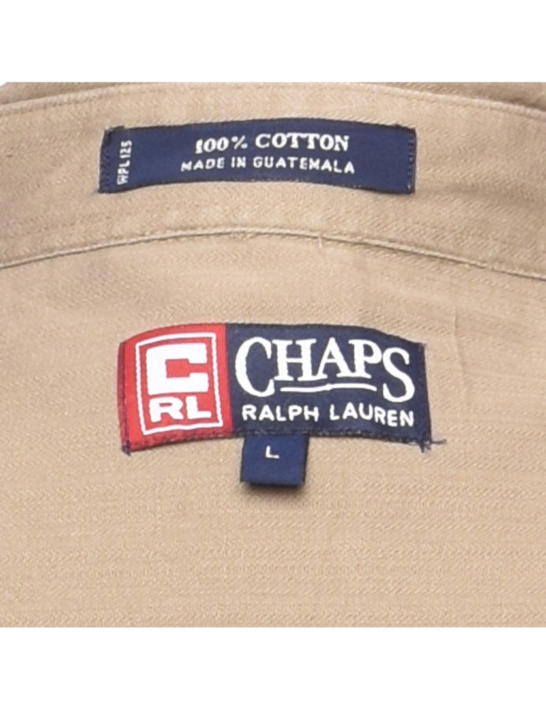 Chaps Beige Shirt - L